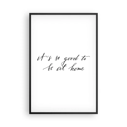 Poster in een zwarte lijst - De hele waarheid - 61x91 cm