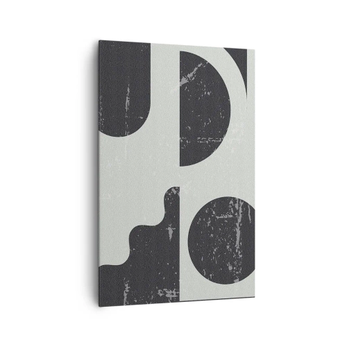 Schilderen op canvas - Compositie boven en onder - 80x120 cm