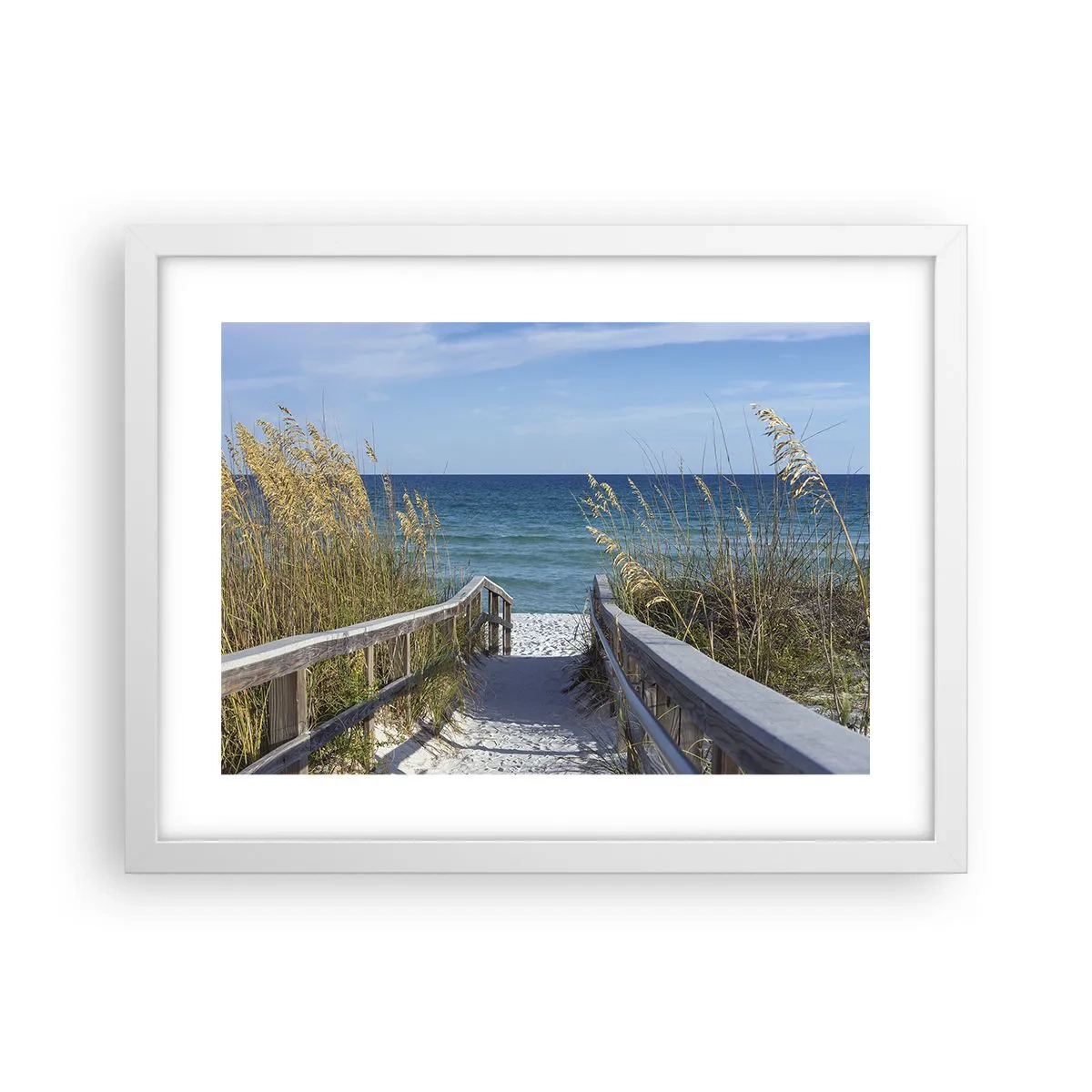 Poster in een witte lijst - In de zon, in de wind - 40x30 cm