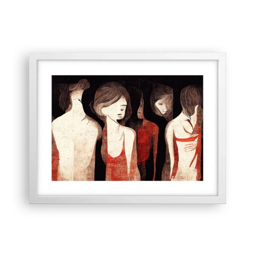 Poster in een witte lijst - Madonna's van duisternis - 40x30 cm