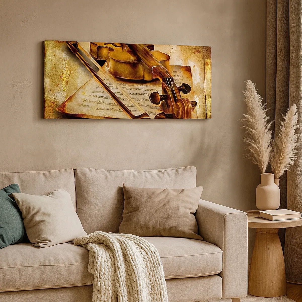 Schilderen op canvas - Een virtuoos onmiddelijk nodig - 30x30 cm