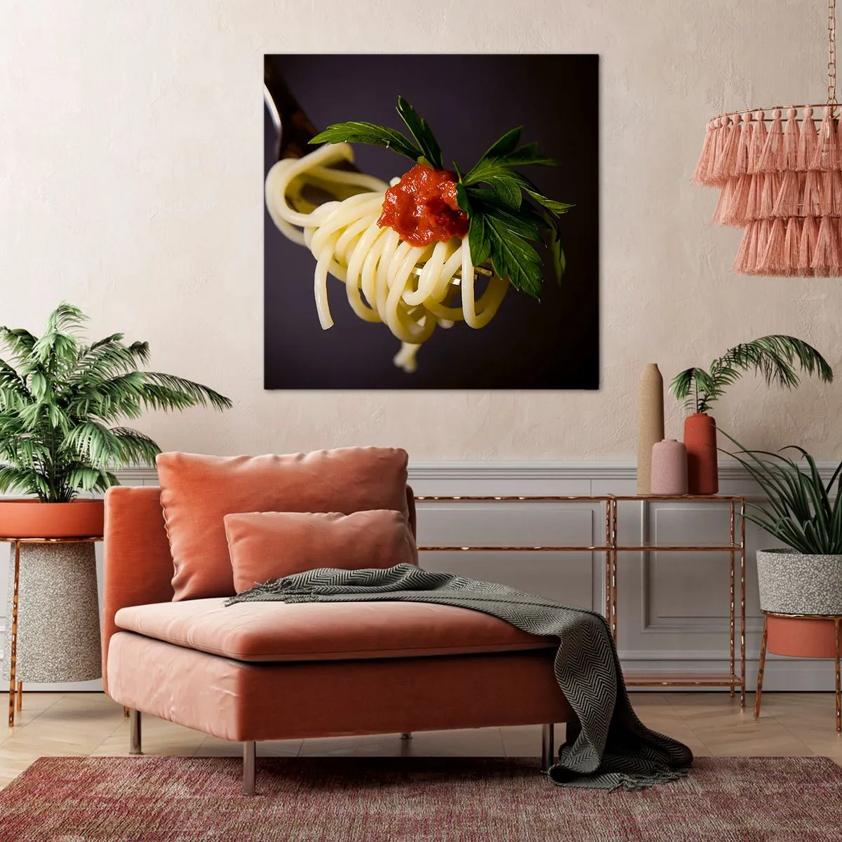 Schilderen op canvas - Een lekker hapje - 30x30 cm