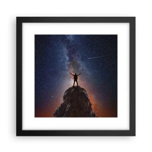 Poster in een zwarte lijst - De Kracht is bij mij! - 30x30 cm