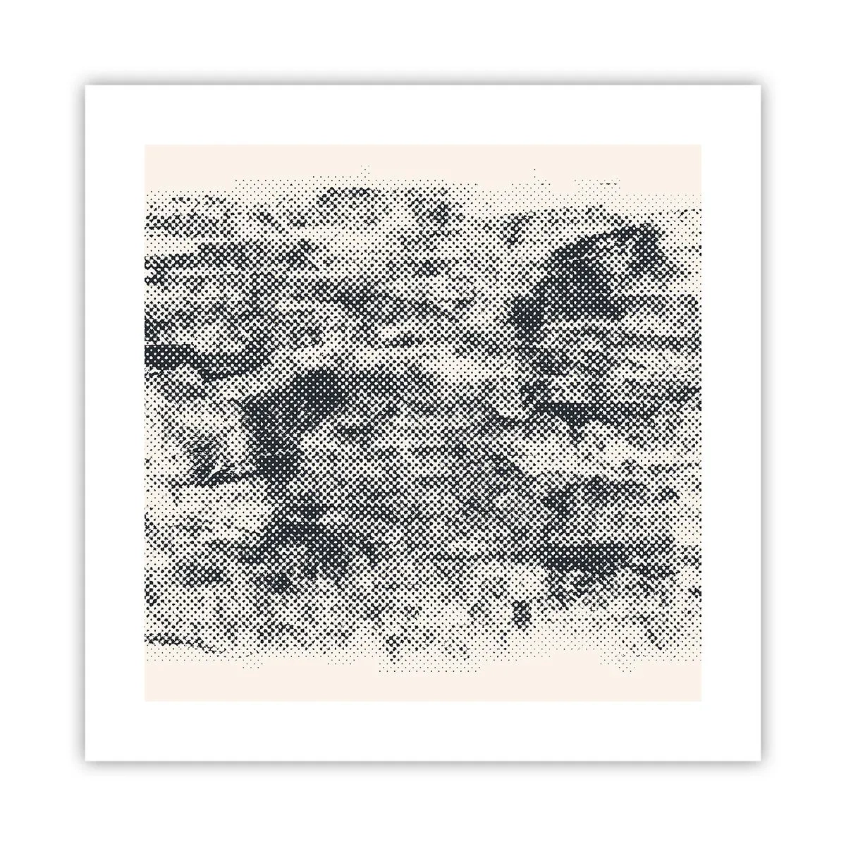 Poster - Mistige compositie - 40x40 cm