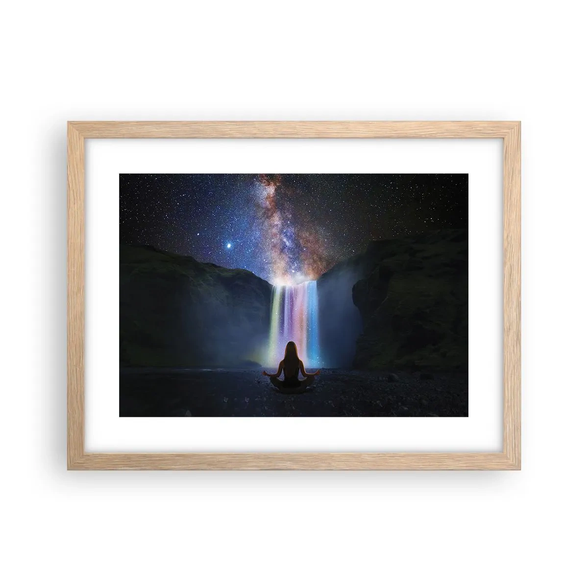 Een poster in een licht eiken lijst - Absolute harmonie - 40x30 cm