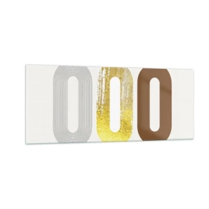 Schilderen op glas - Oooo! - 100x40 cm