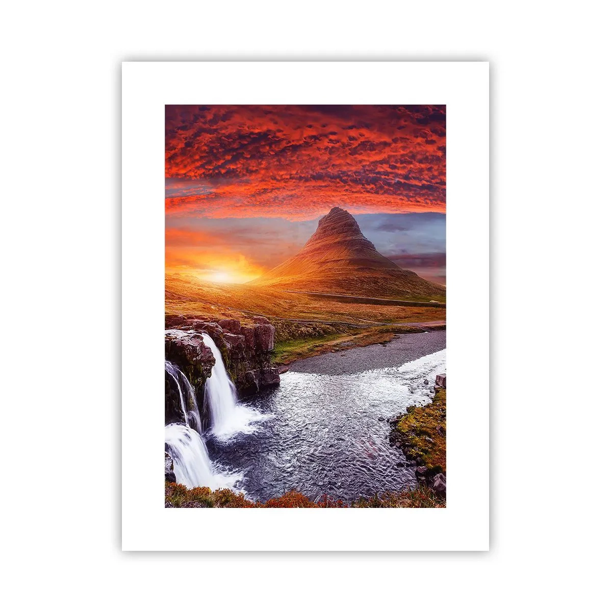 Poster - Een zicht op Midden-aarde - 30x40 cm