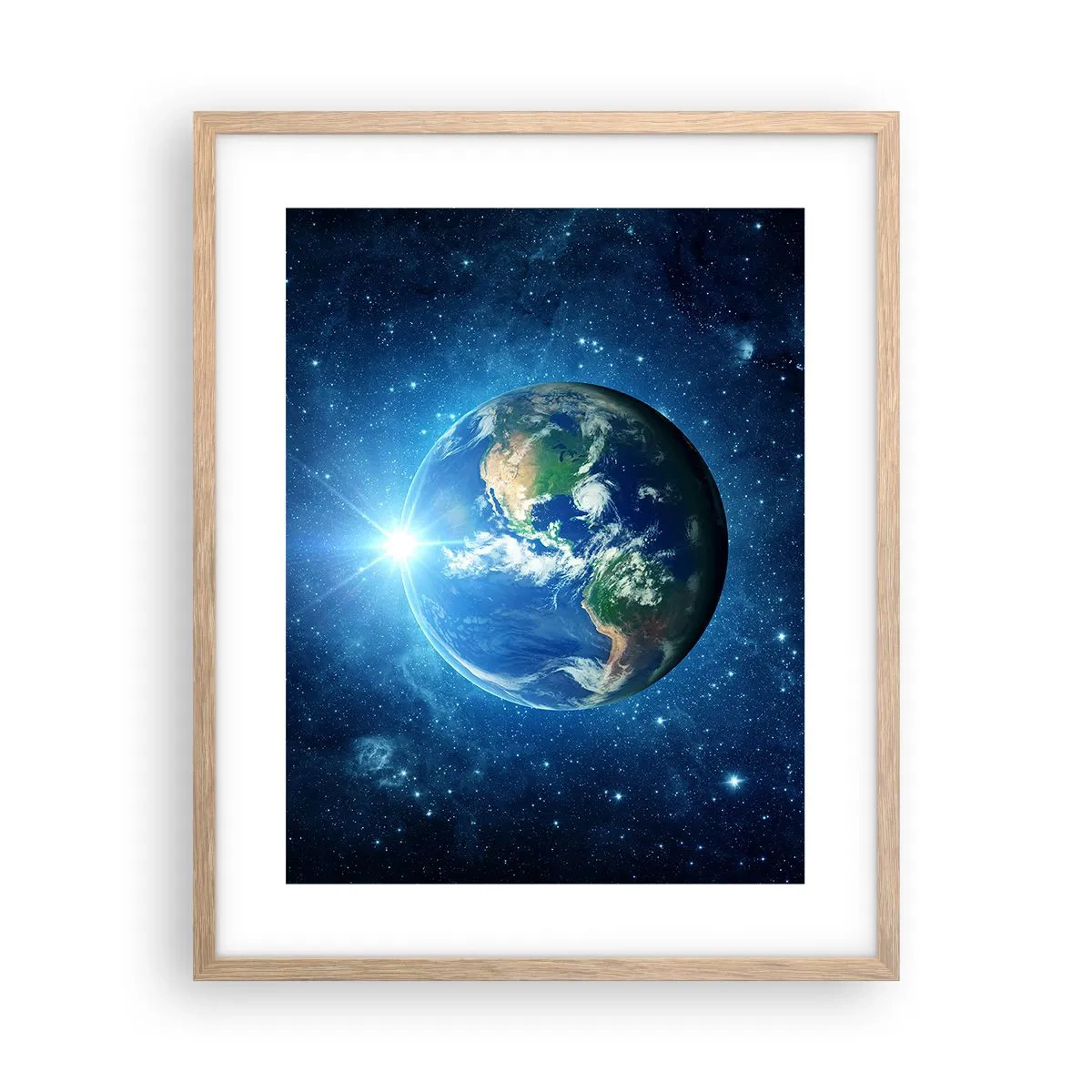 Een poster in een licht eiken lijst - We zijn in de hemel - 40x50 cm