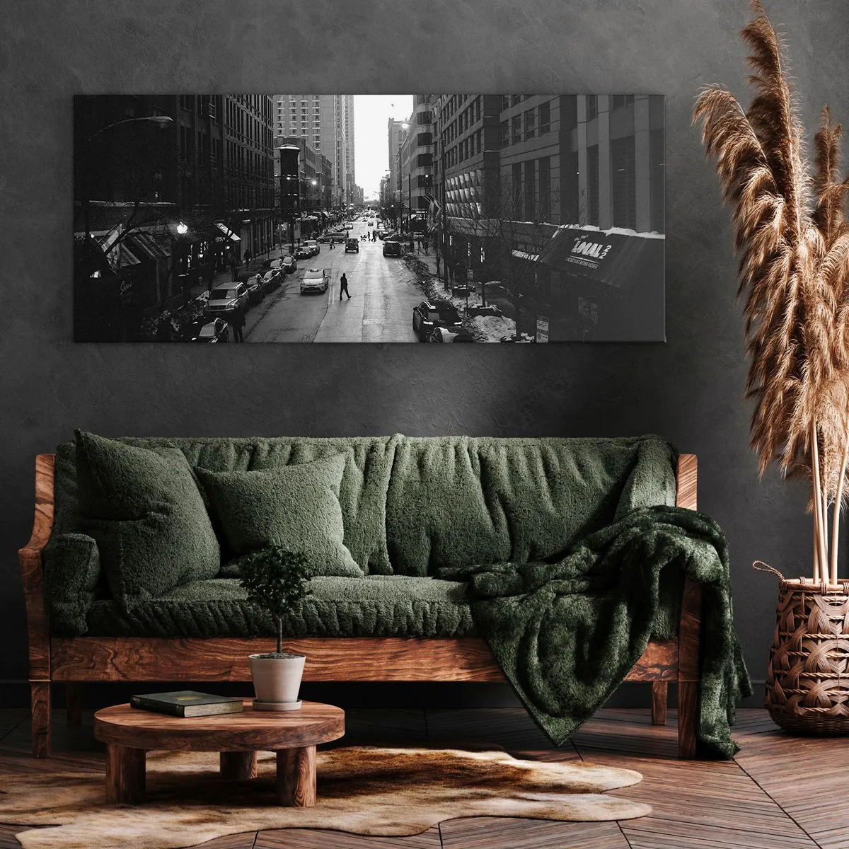 Schilderen op canvas - Een andere dag zoals elke andere dag - 100x40 cm
