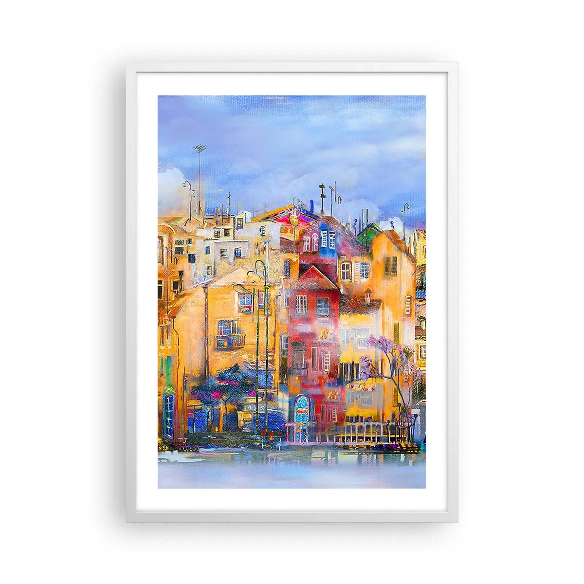 Poster in een witte lijst - Wij zijn samen - 50x70 cm