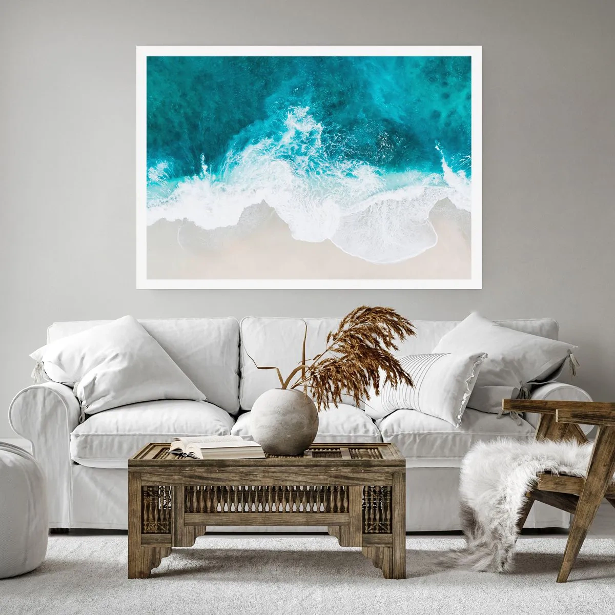 Poster - Natuurlijke streling - 100x70 cm