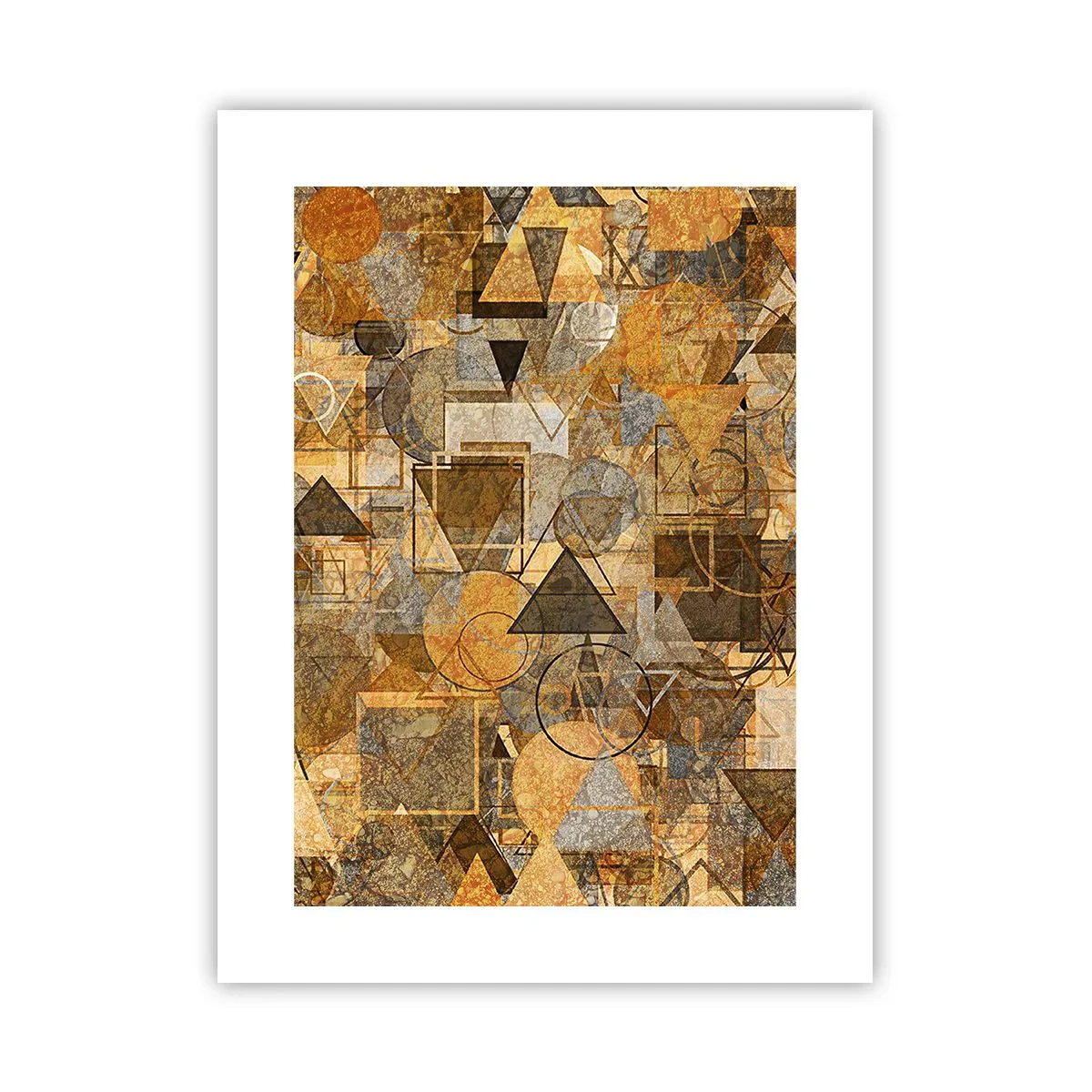 Poster - De wereld in vorm - 30x40 cm