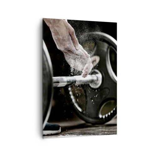 Schilderen op canvas - Uitdaging aanvaard! - 70x100 cm