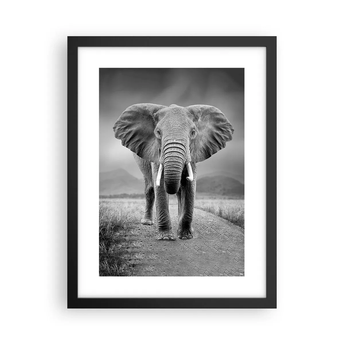 Poster in een zwarte lijst - De gastheer heet je welkom - 30x40 cm