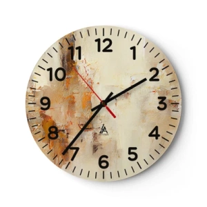 Wandklok - Klok - Ziel van Amber - 40x40 cm