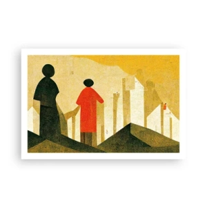 Poster - Er is nog een lange weg te gaan - 91x61 cm