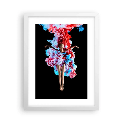 Poster in een witte lijst - In volle bloei - 30x40 cm