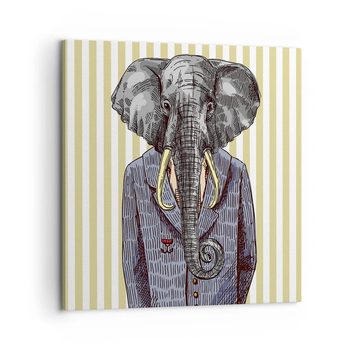 Schilderen op canvas - Elegant van nature - 60x60 cm