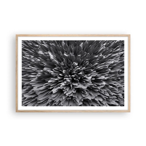 Een poster in een licht eiken lijst - Strikter kan het niet - 91x61 cm