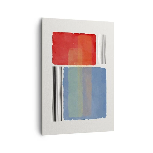 Schilderen op canvas - De geest en de letter van de geometrie - 70x100 cm