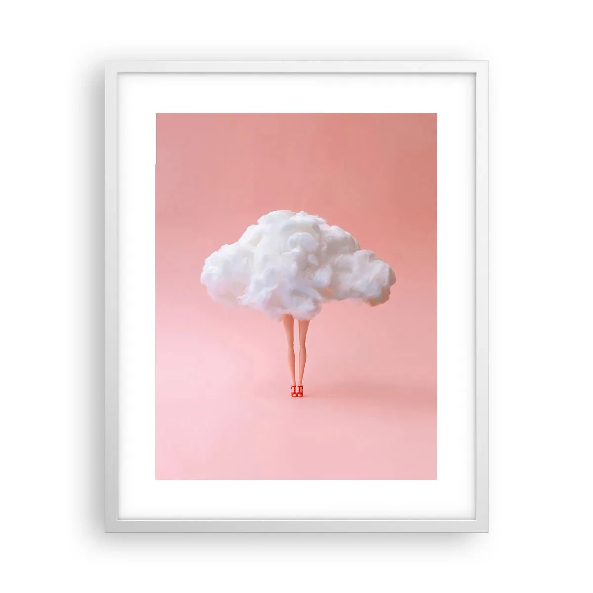 Poster in een witte lijst - Zoete belofte - 40x50 cm