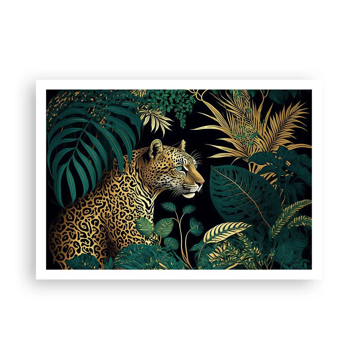 Poster - Een gastheer in de jungle - 100x70 cm
