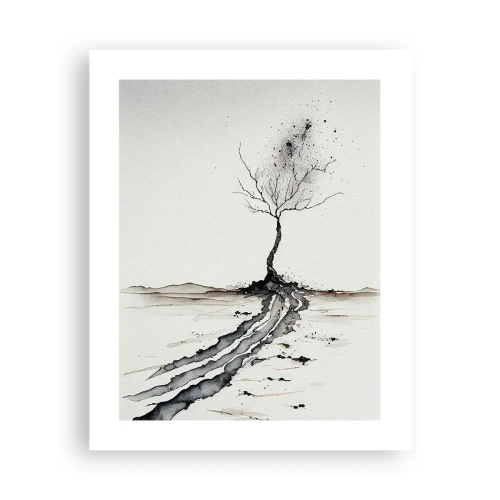 Poster - Winterse melancholie - 40x50 cm