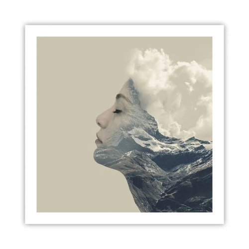 Poster - De schoonheid van de elementen - 60x60 cm