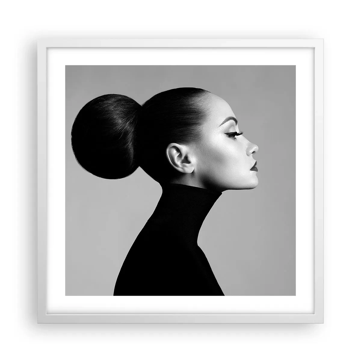 Poster in een witte lijst - Moderne Nefertiti - 50x50 cm