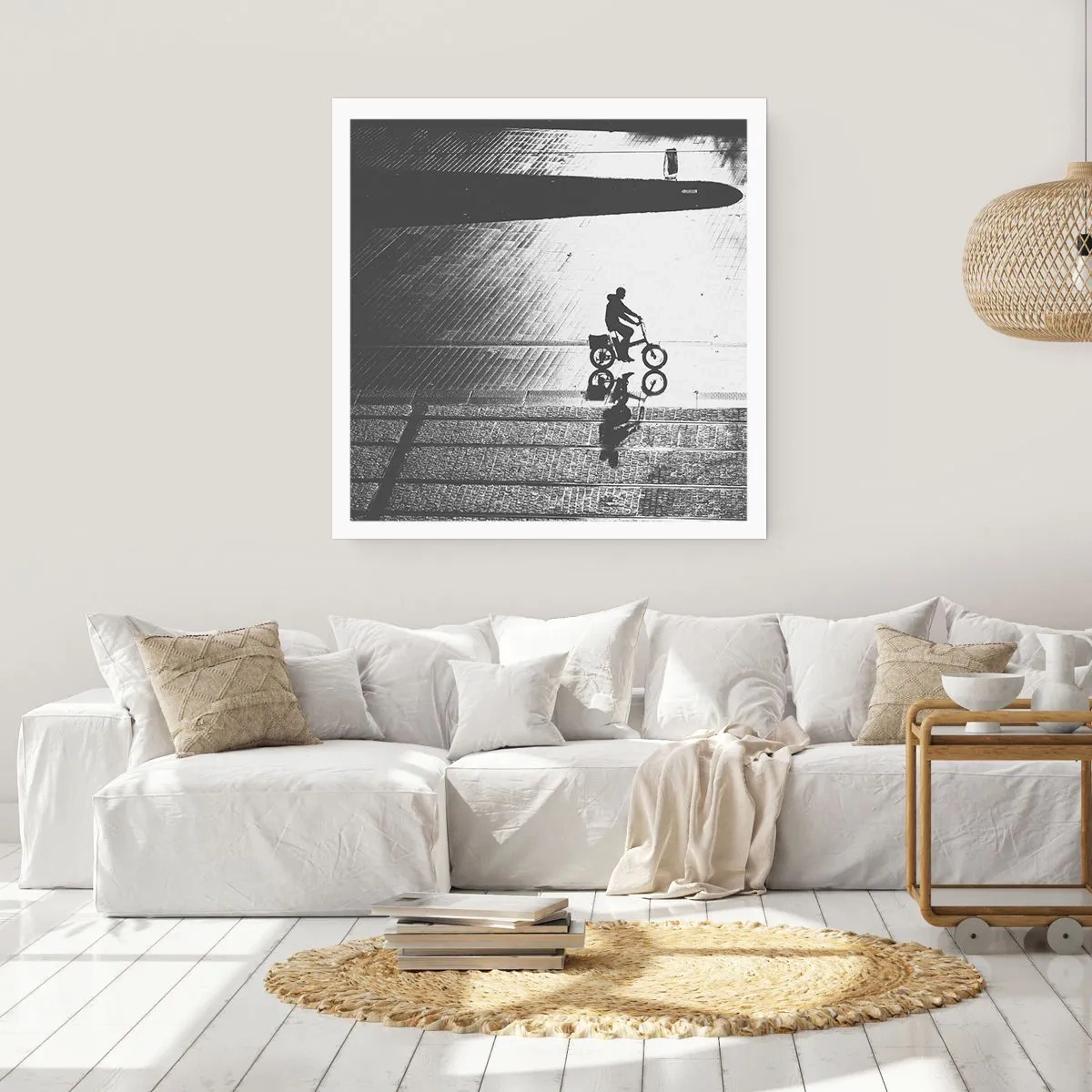 Poster - Voor mij, door de stad - 50x50 cm