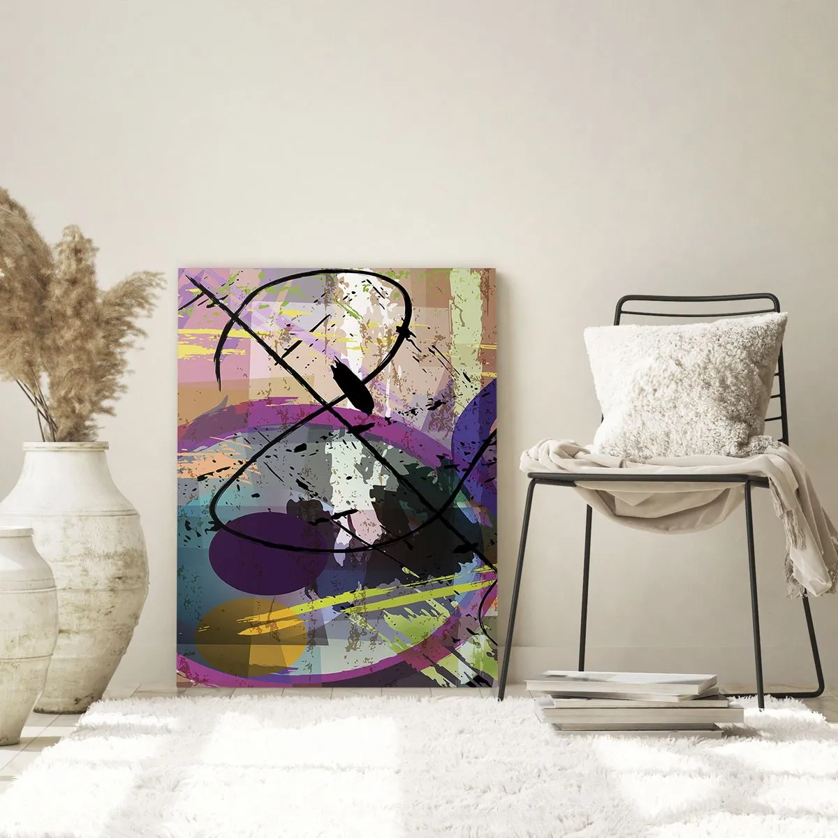 Schilderen op glas - Je kunt rechtdoor of rondom - 70x100 cm