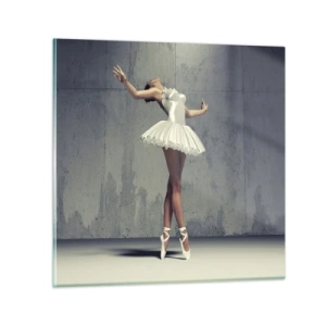 Schilderen op glas - Licht als een vogel - 30x30 cm