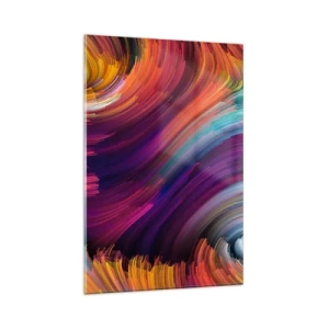 Schilderen op glas - Het begin van een nieuwe wereld - 80x120 cm