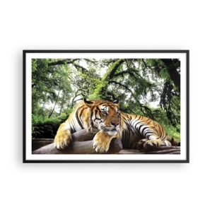 Poster in een zwarte lijst - Met vriendelijke groet - 91x61 cm