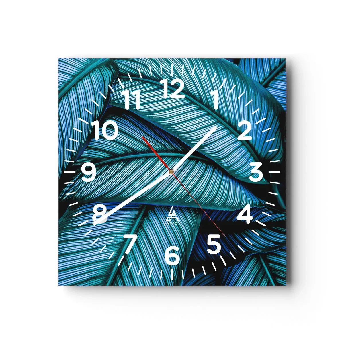 Wandklok - Klok - Levens lijnen - 30x30 cm