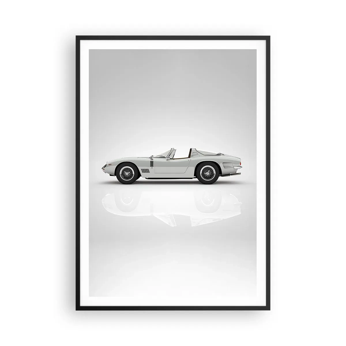 Poster in een zwarte lijst - Belofte van plezier - 70x100 cm