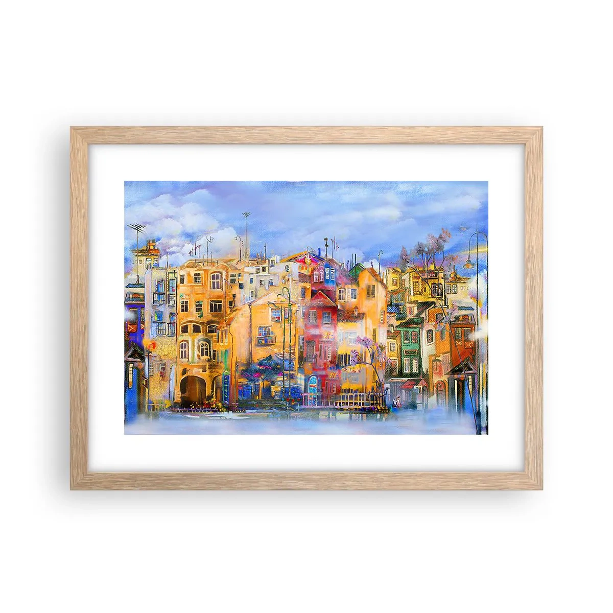 Een poster in een licht eiken lijst - Wij zijn samen - 40x30 cm