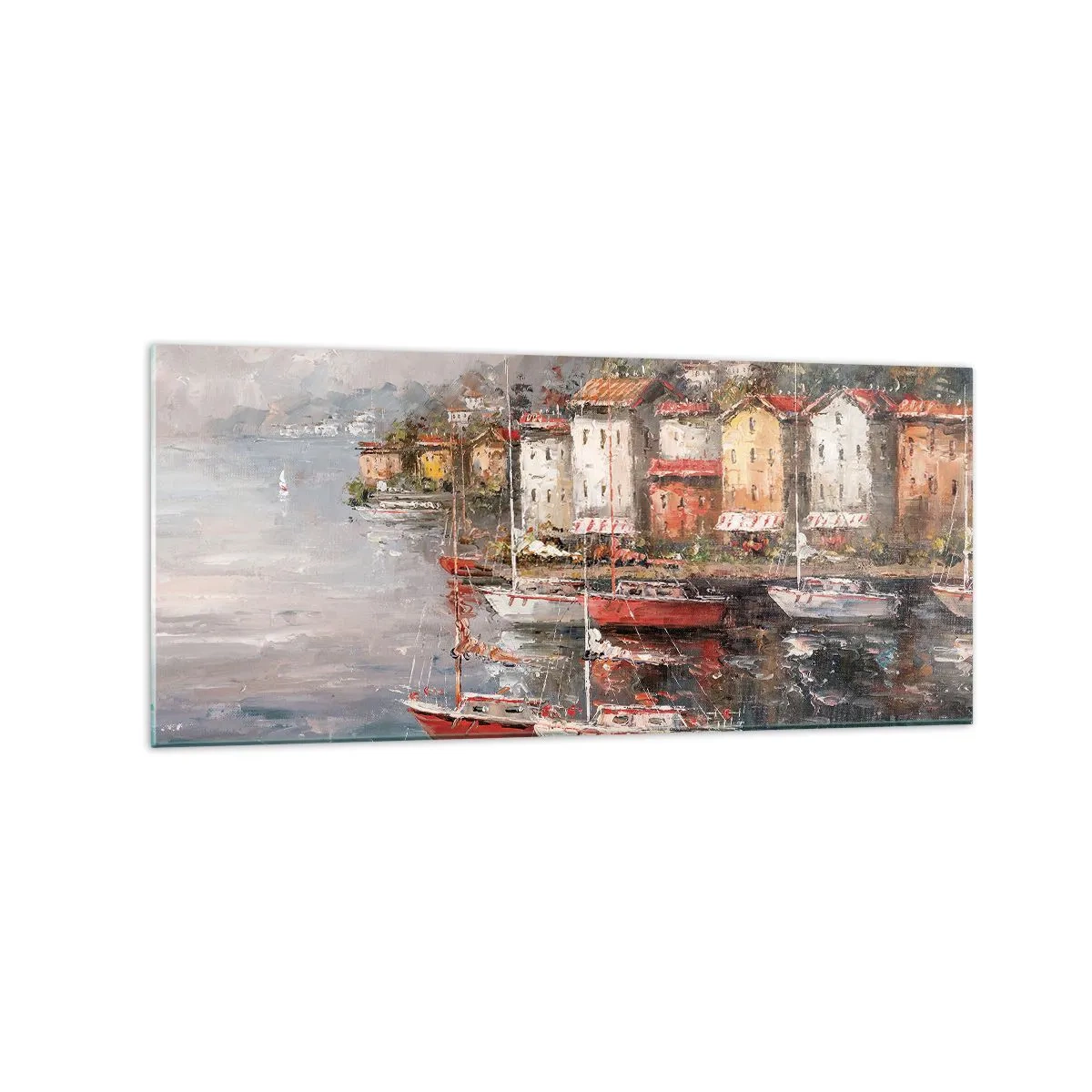 Schilderen op glas - Romantisch toevluchtsoord - 120x50 cm