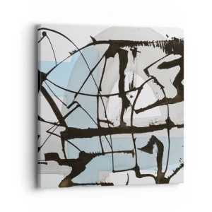 Schilderen op canvas - Toch blauw - 40x40 cm