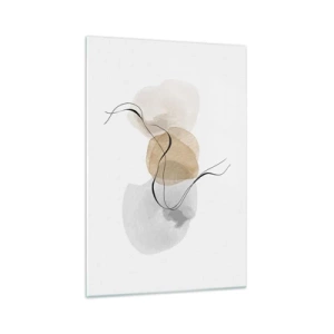 Schilderen op glas - Lucht kralen - 70x100 cm
