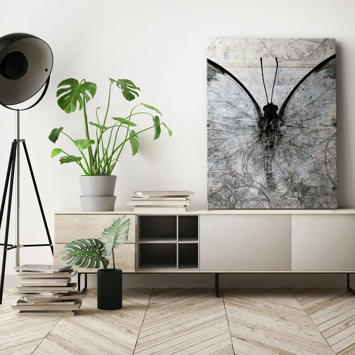 Schilderen op canvas - In de Art Nouveau-stijl - 65x120 cm