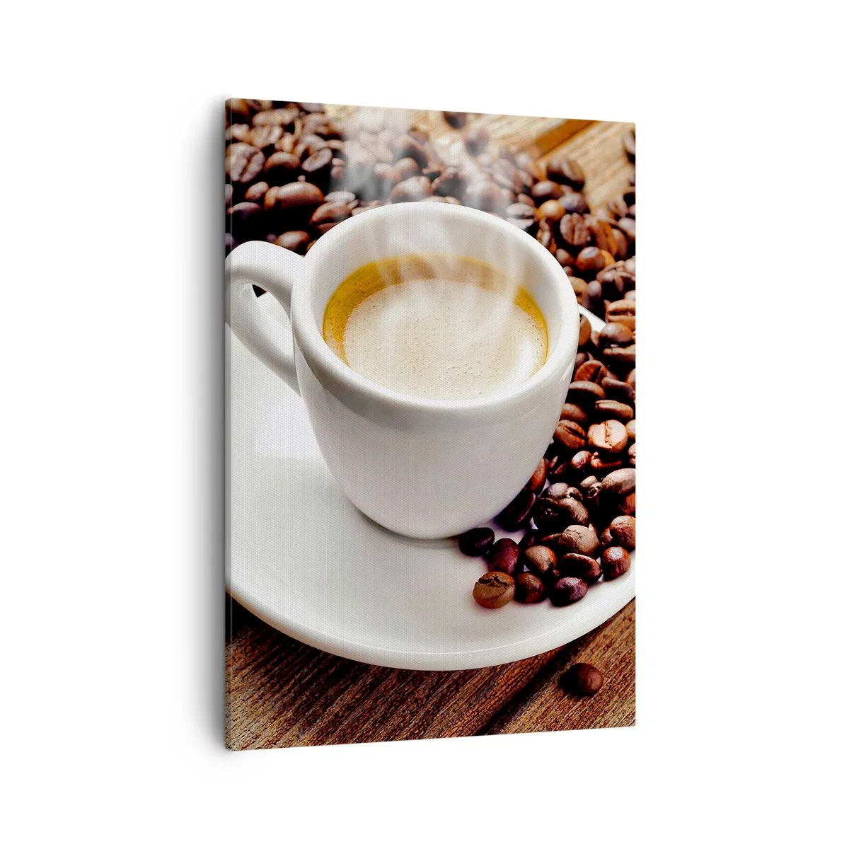 Schilderen op canvas - Koffie op de bank - 50x70 cm