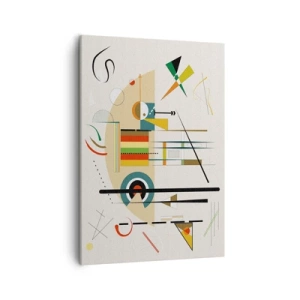 Schilderen op canvas - En de wereld lacht - 50x70 cm