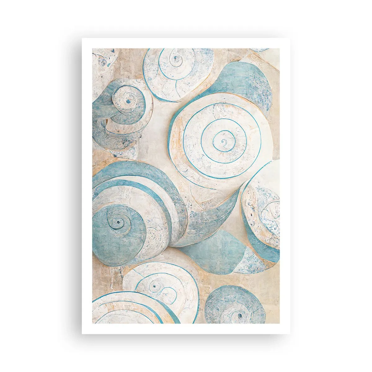 Poster - Wat zit er in de schelp? - 70x100 cm