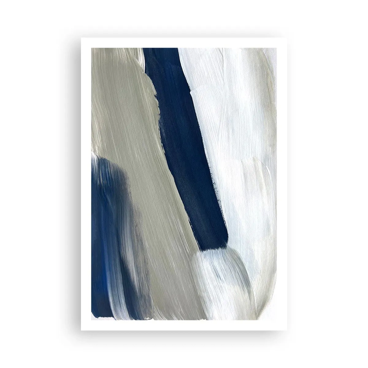 Poster - Ontmoeting met witheid - 70x100 cm