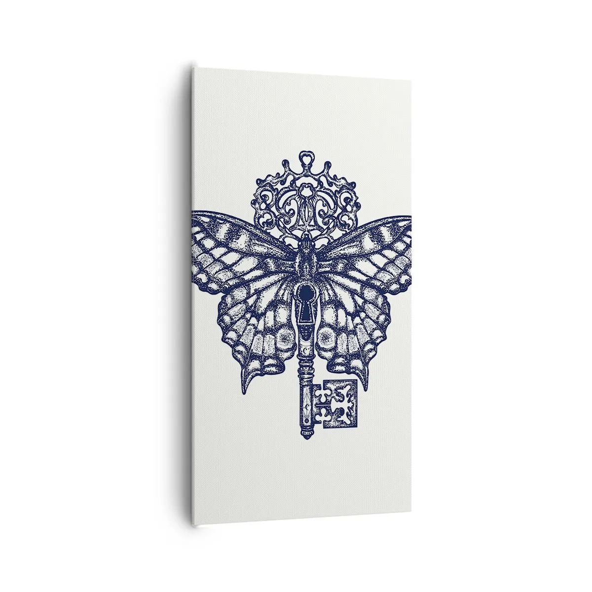 Schilderen op canvas - Alle geheimen van het hart - 65x120 cm