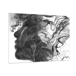 Schilderen op glas - Verstrikt in dromen - 100x70 cm
