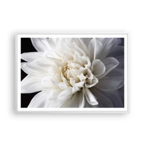 Poster in een witte lijst - Ochtend van de bruid - 100x70 cm