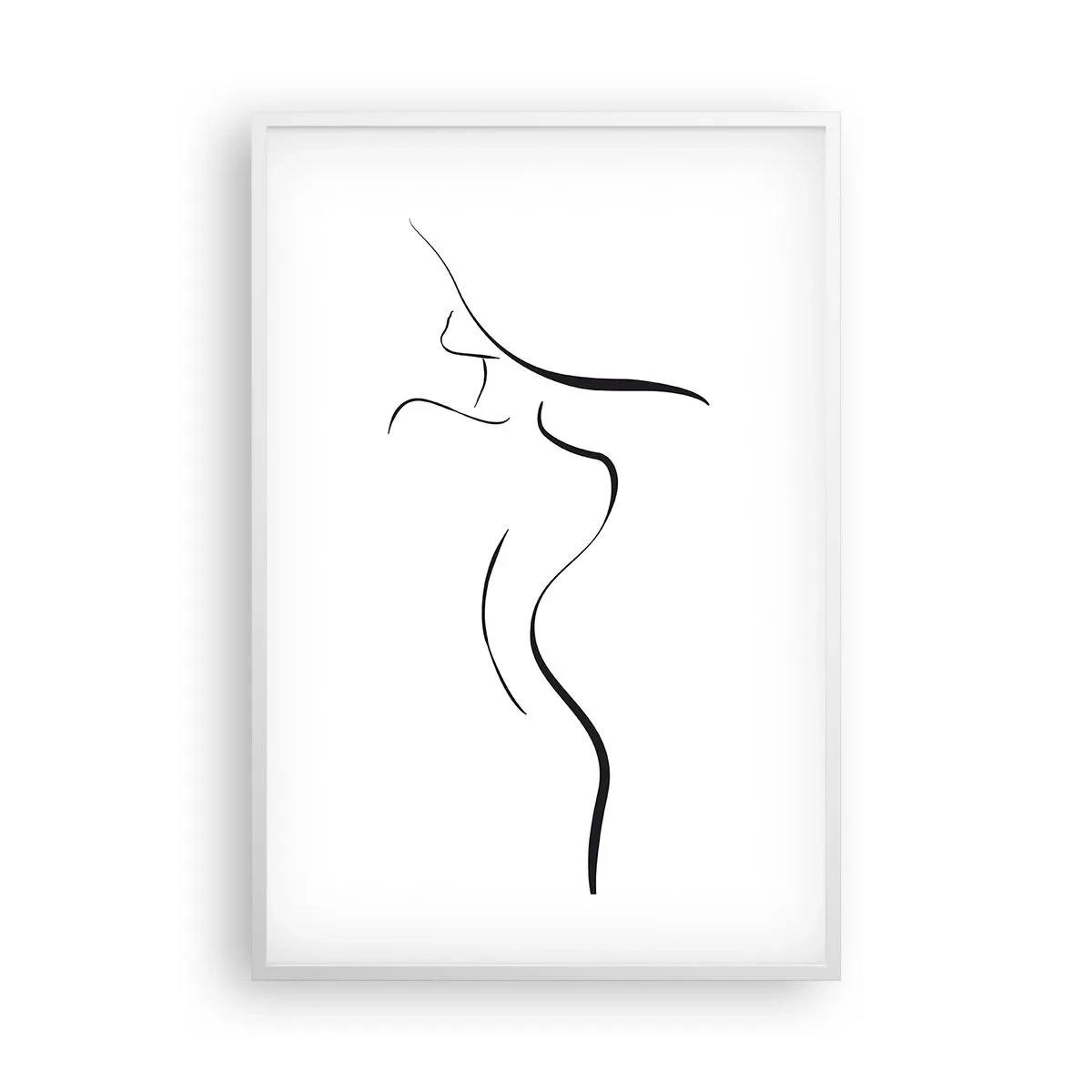 Poster in een witte lijst - Ongrijpbaar als een golf - 61x91 cm