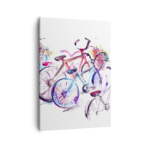 Schilderen op canvas - Congres van de Antymoto-club - 50x70 cm